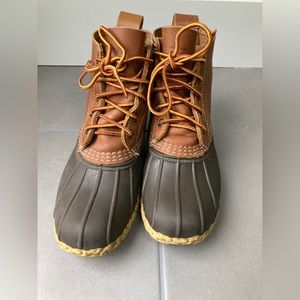 LL Bean 6” duck boots. Size 6 fits like 7